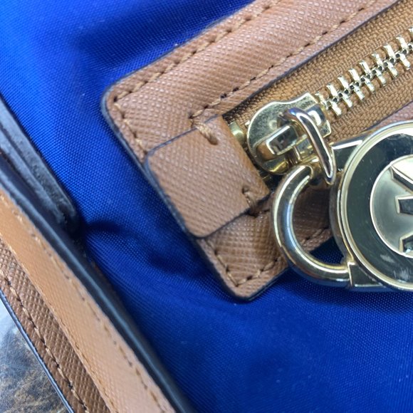 Blue Nylon Michael Kors Kempton Large Crossbody - Picture 3 of 6